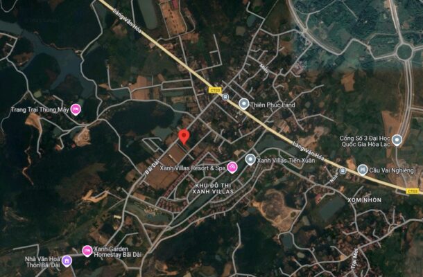 đất nền Bãi Dài Hòa Lạc sát Xanh villas